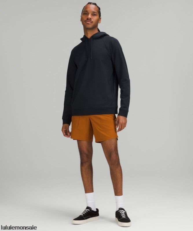 Lululemon Verkauf DELULU629 | Classic Navy City Sweat Pullover Hoodie French Terry